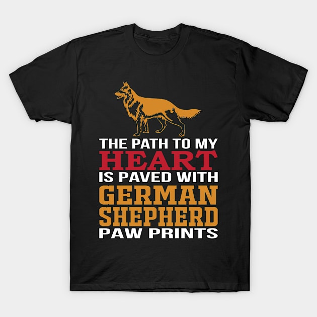 German Shepherds T-Shirt by blackshopy